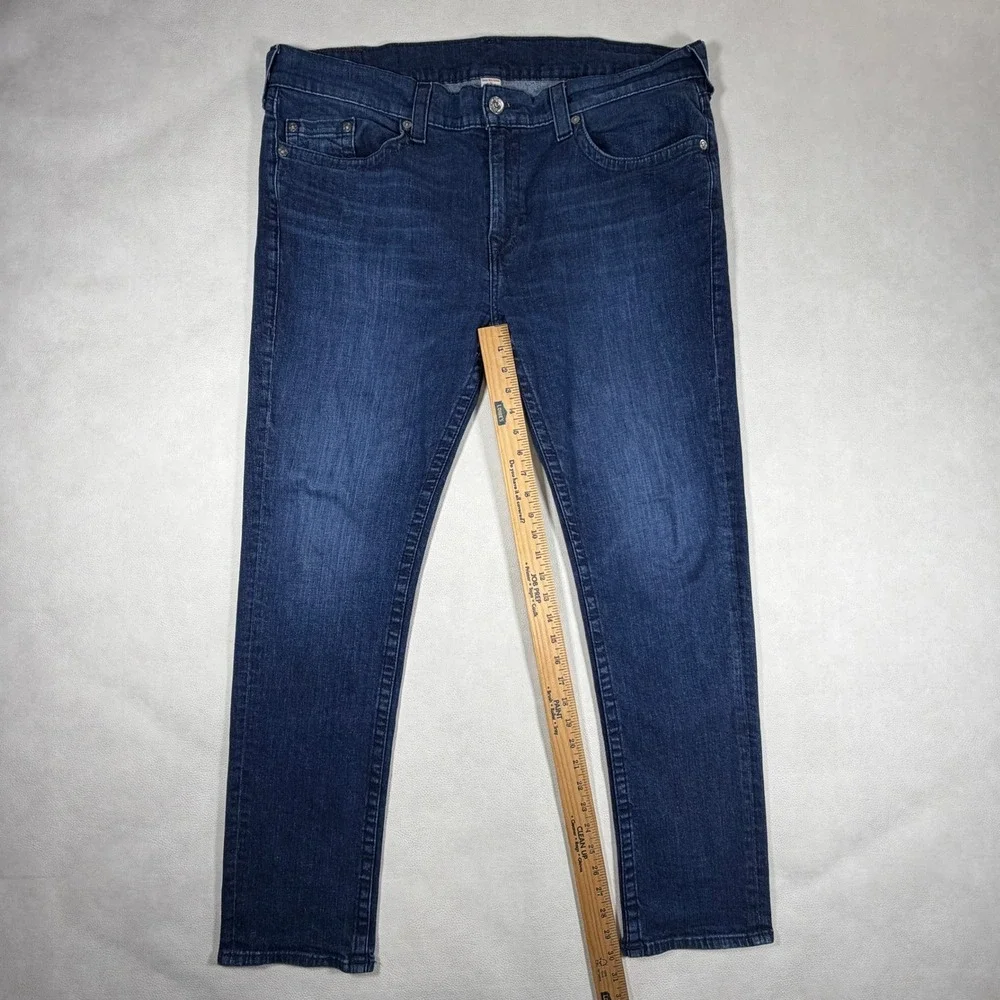 True Religion Mens Rocco‎ Relaxed Skinny Jeans Indigo Dark Wash Size 44x30 40